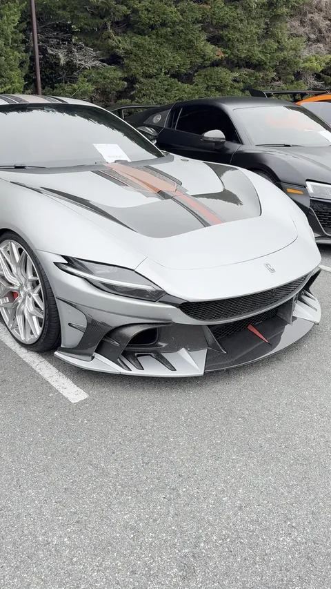 Mansory Ferrari Roma detailed by Blackout Mobile Auto Detailing